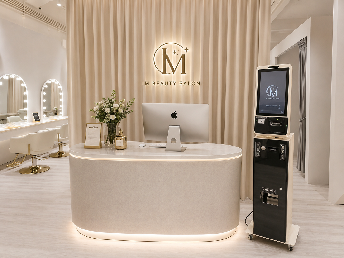 IM BEAUTY SALON 櫃台與店面空間